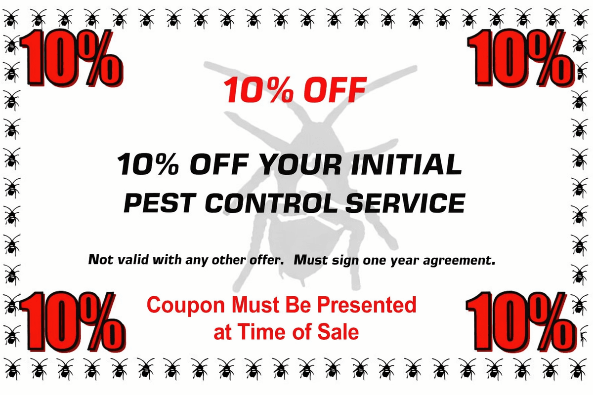 Pest Control Service Coupon