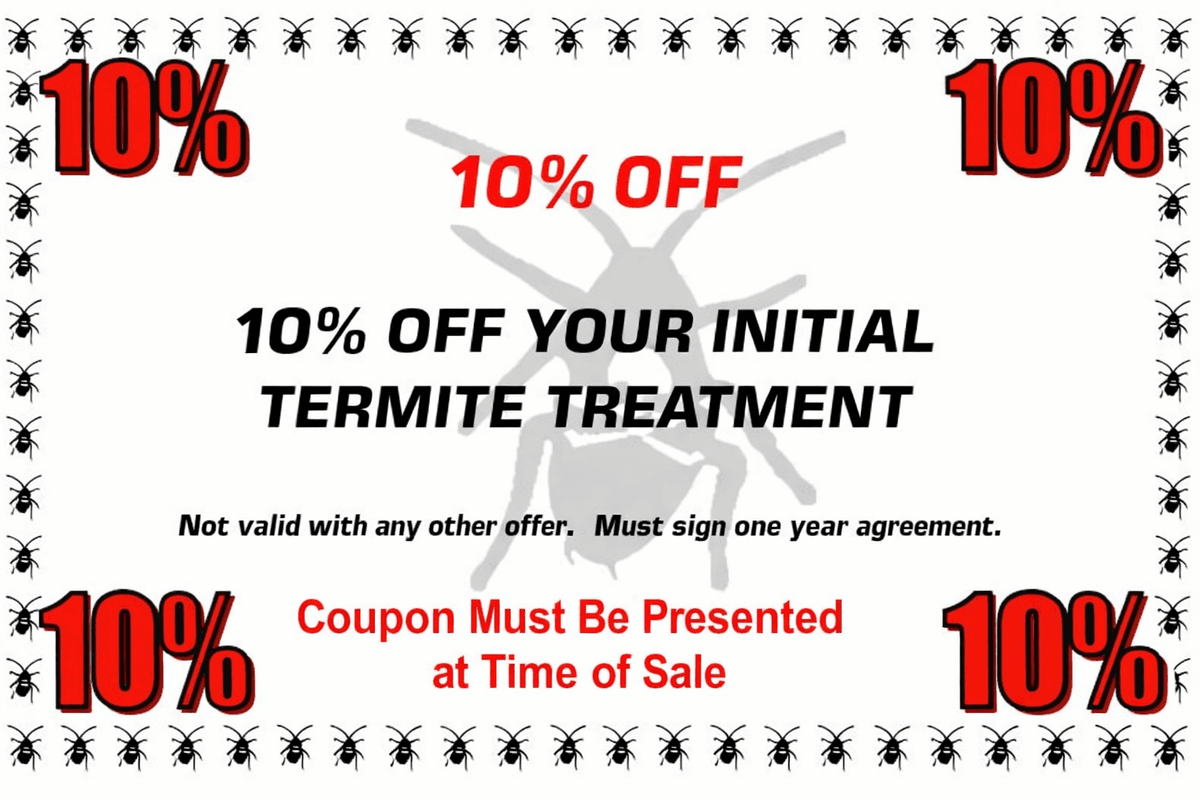 Termite Treatment Coupon